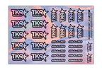 HOLOGRAPHIC TKR A5 STOCK SHEET
