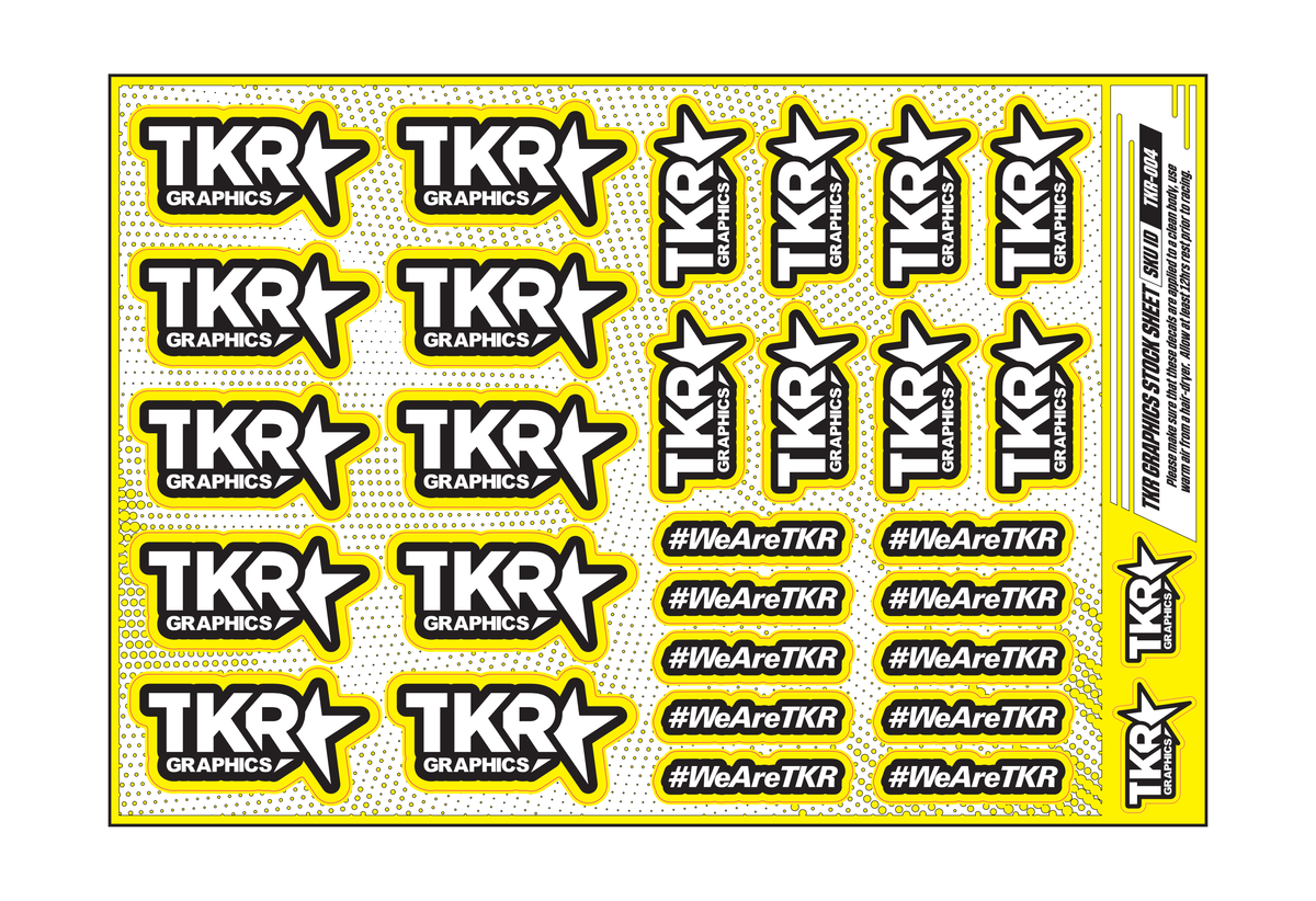 TKR A5 STOCK SHEET