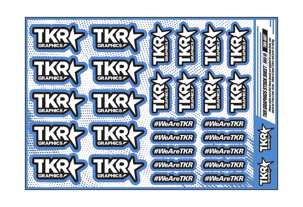 TKR A5 STOCK SHEET