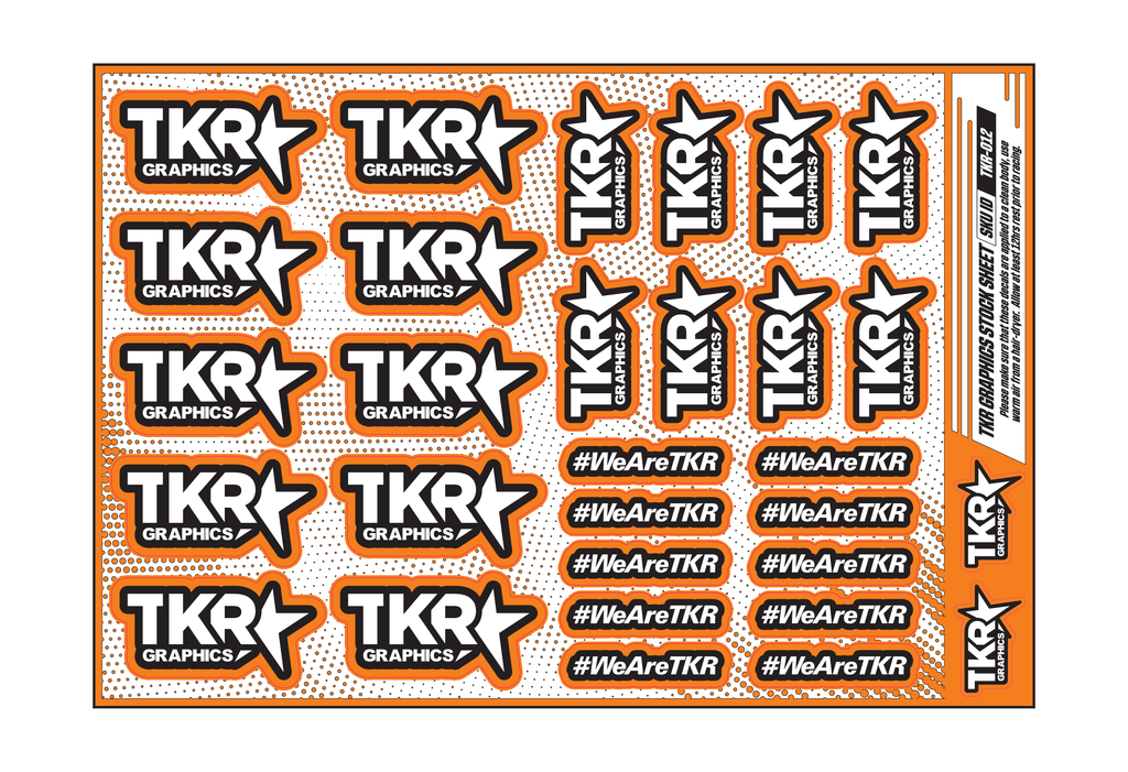 TKR A5 STOCK SHEET