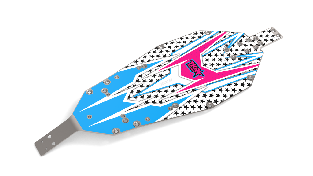 TEAM ASSOCIATED RC10 B7 (92400) CHASSIS PROTECTOR SKIN (STOCKED GRAPHICS)
