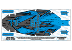 TEAM ASSOCIATED RC10 B7 (92400) CHASSIS PROTECTOR SKIN (STOCKED GRAPHICS)