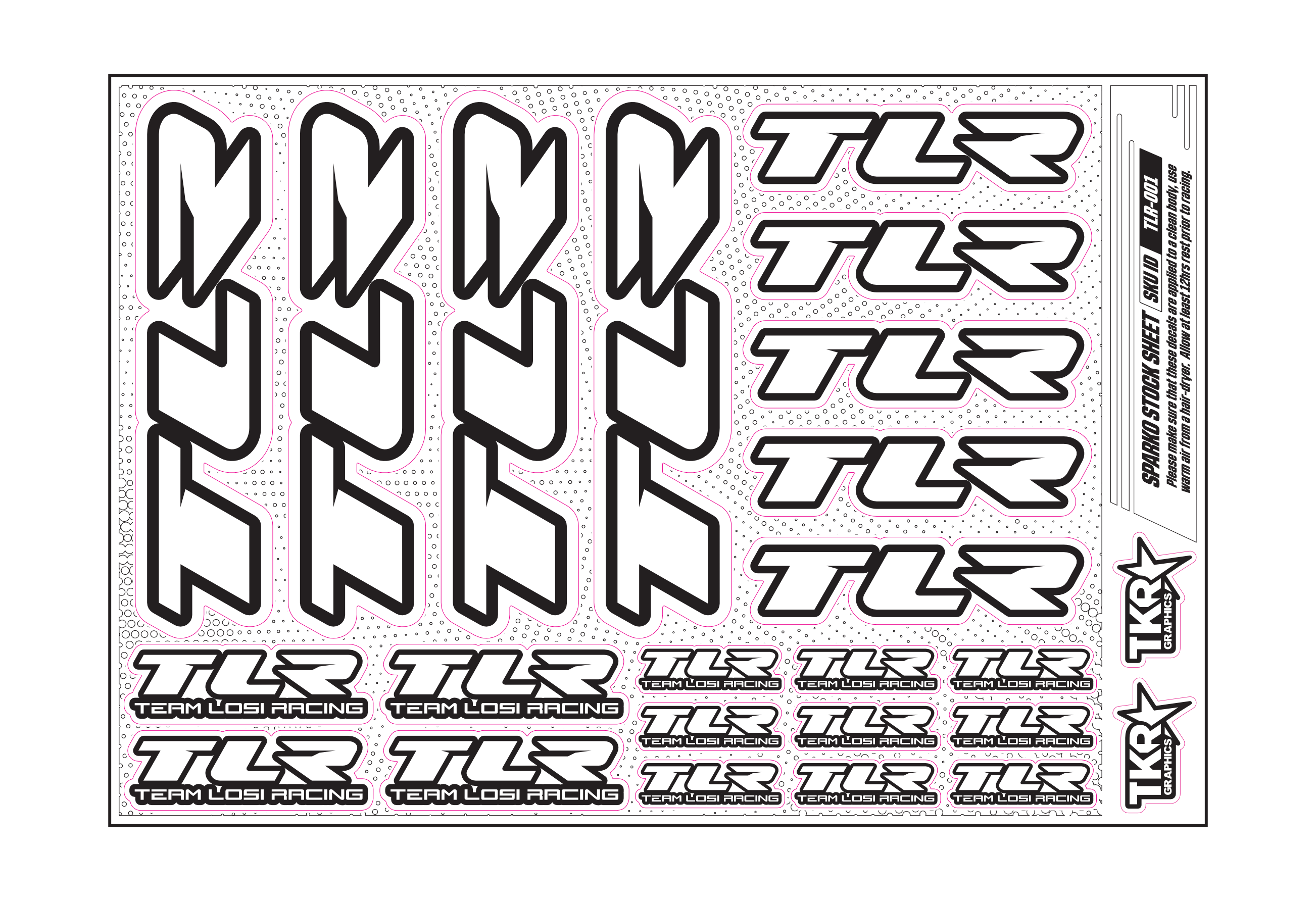 TLR A5 STOCK SHEET