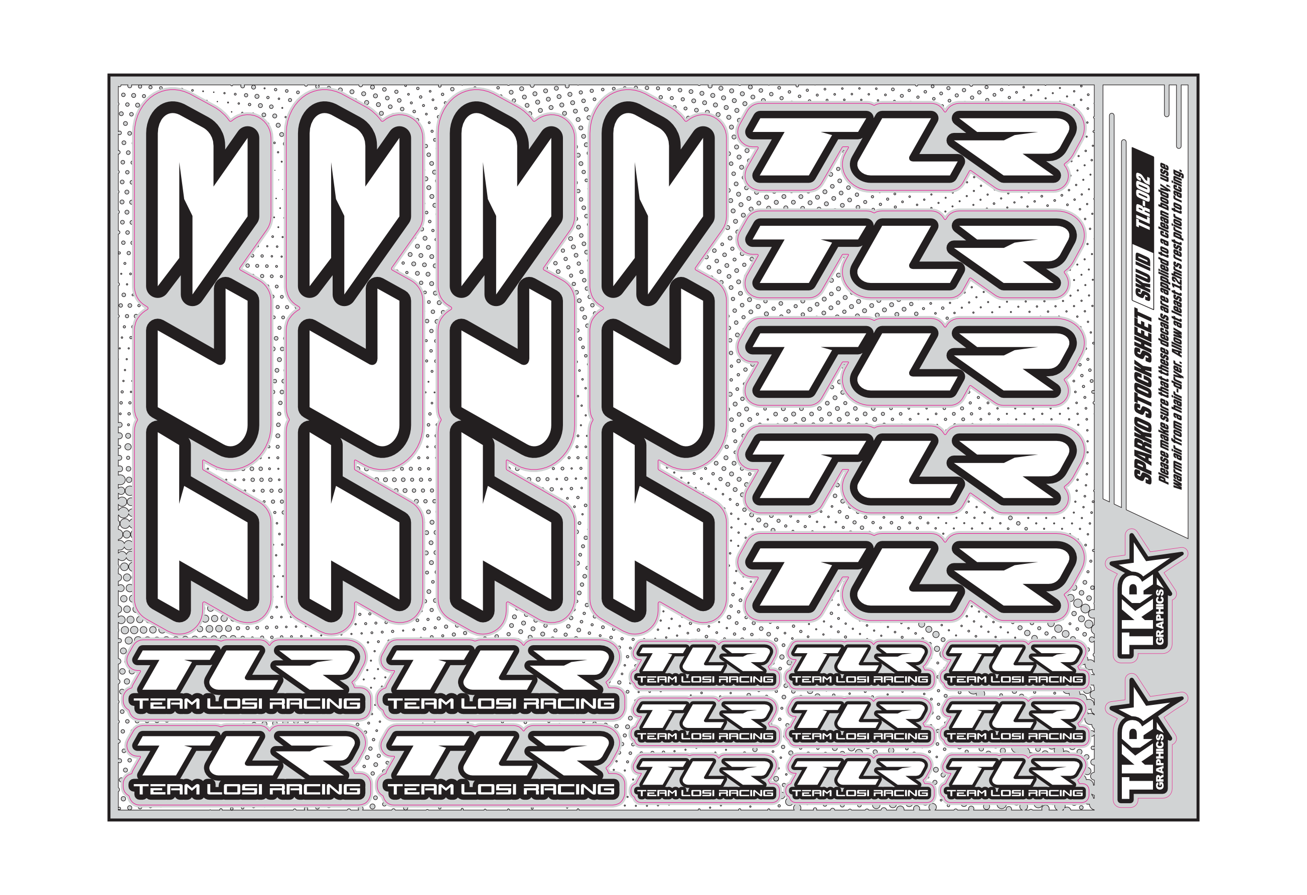 TLR A5 STOCK SHEET
