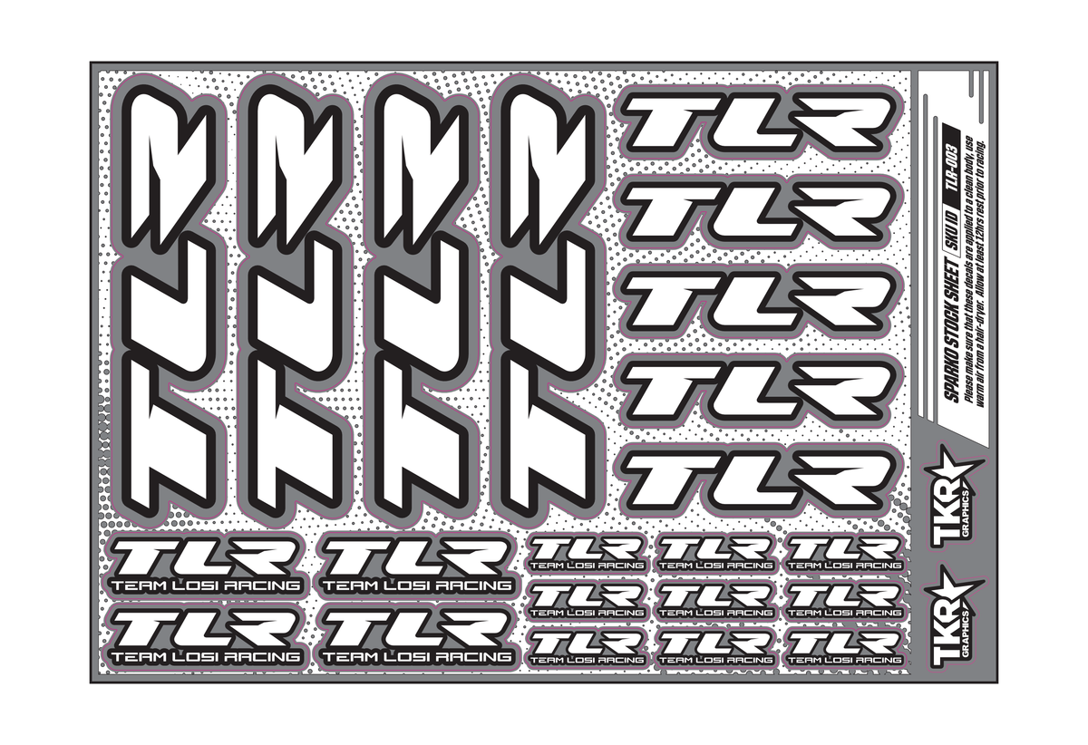 TLR A5 STOCK SHEET