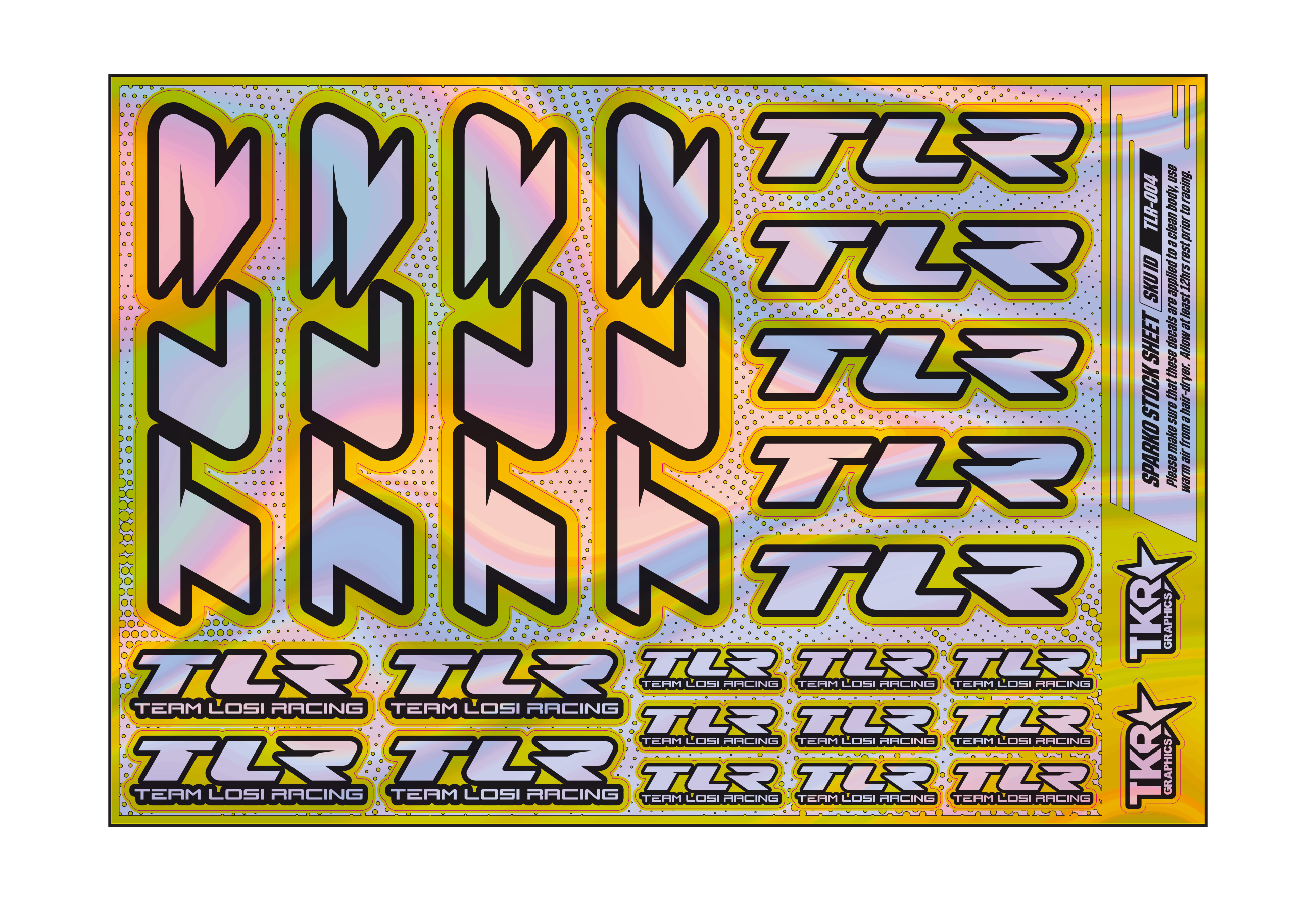 HOLOGRAPHIC TLR A5 STOCK SHEET