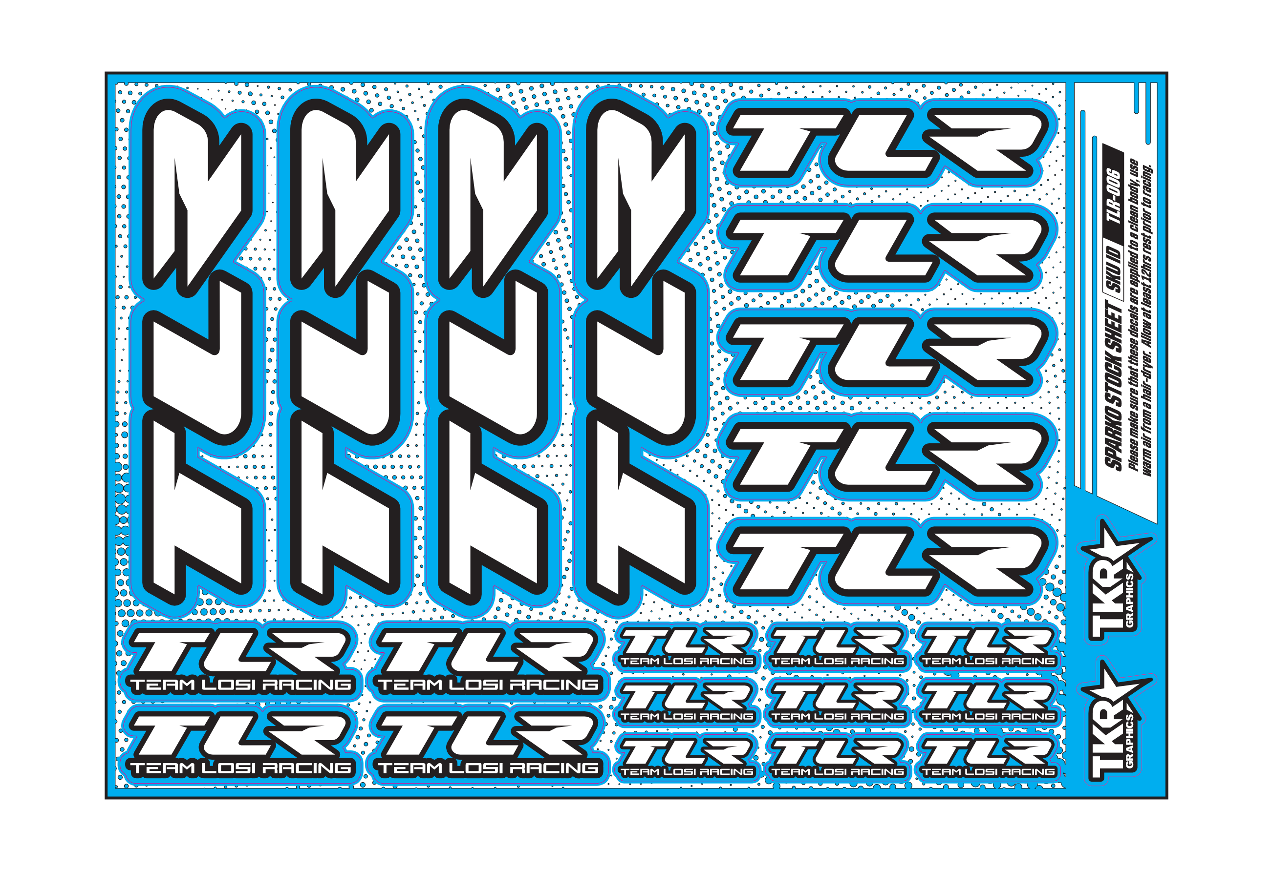 TLR A5 STOCK SHEET