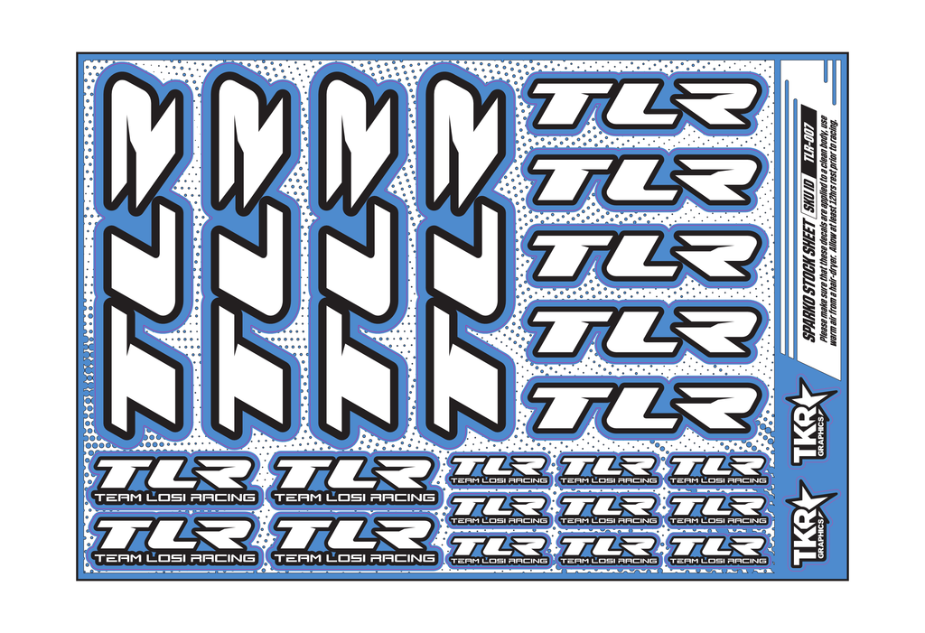 TLR A5 STOCK SHEET