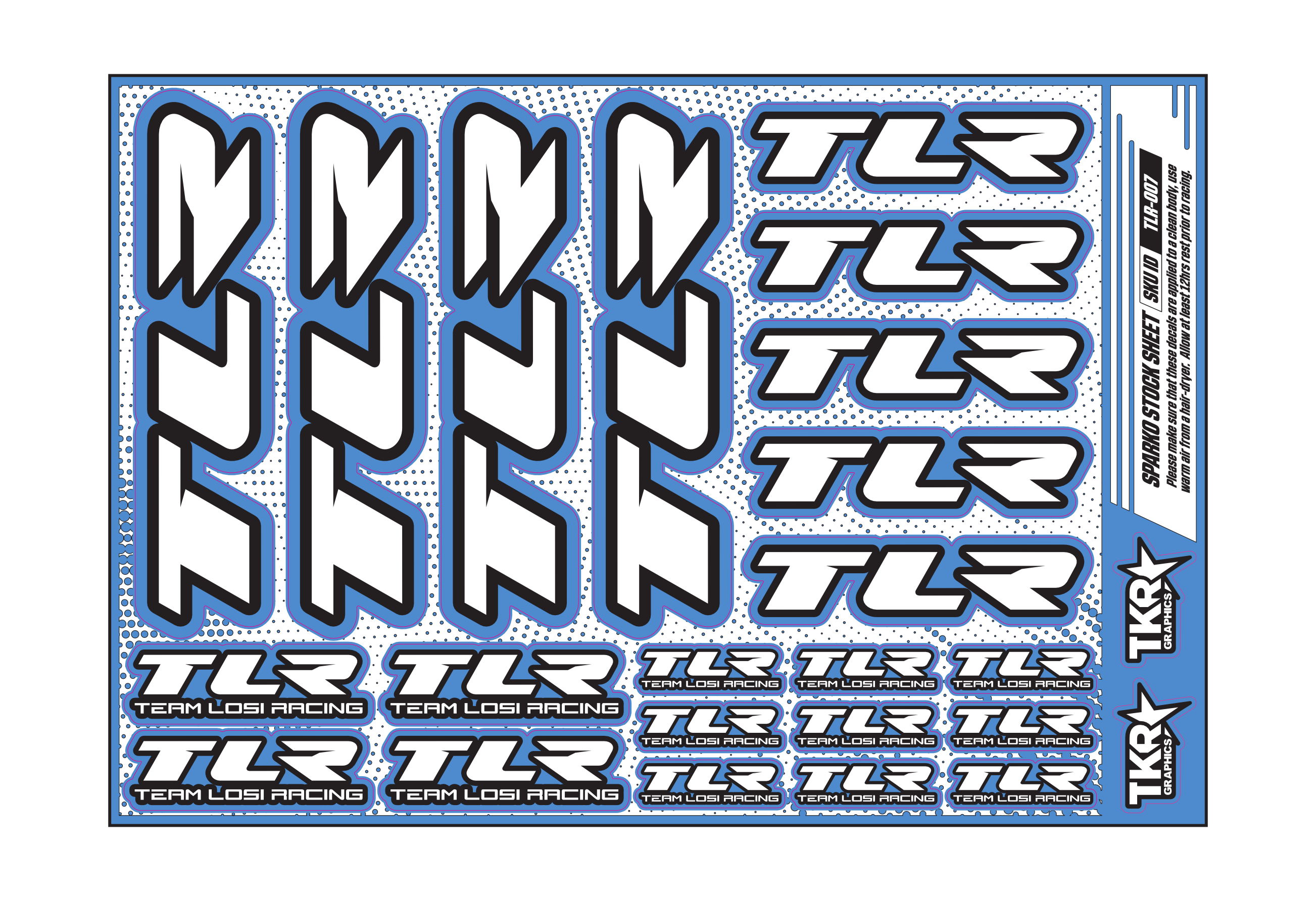 TLR A5 STOCK SHEET