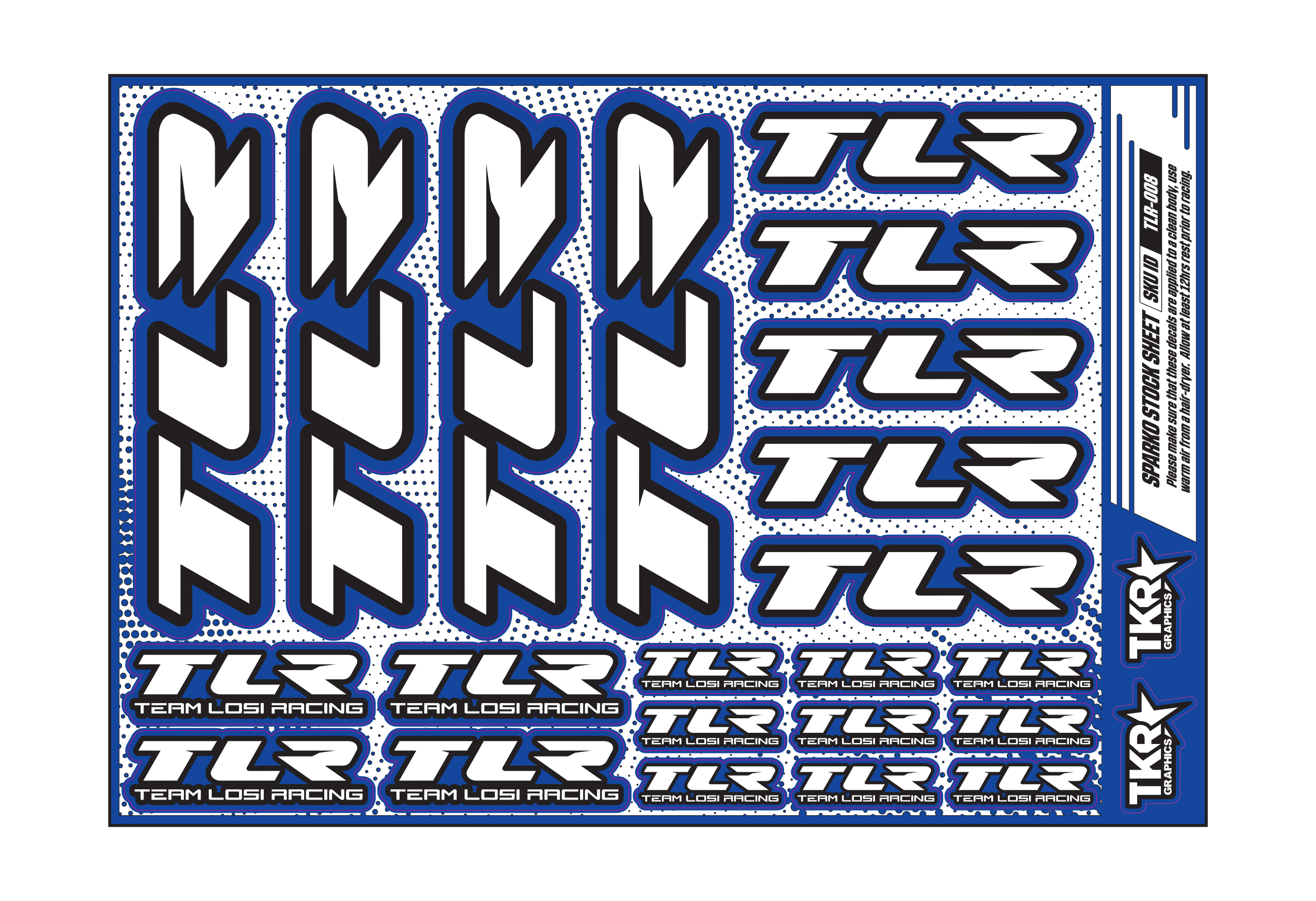 TLR A5 STOCK SHEET