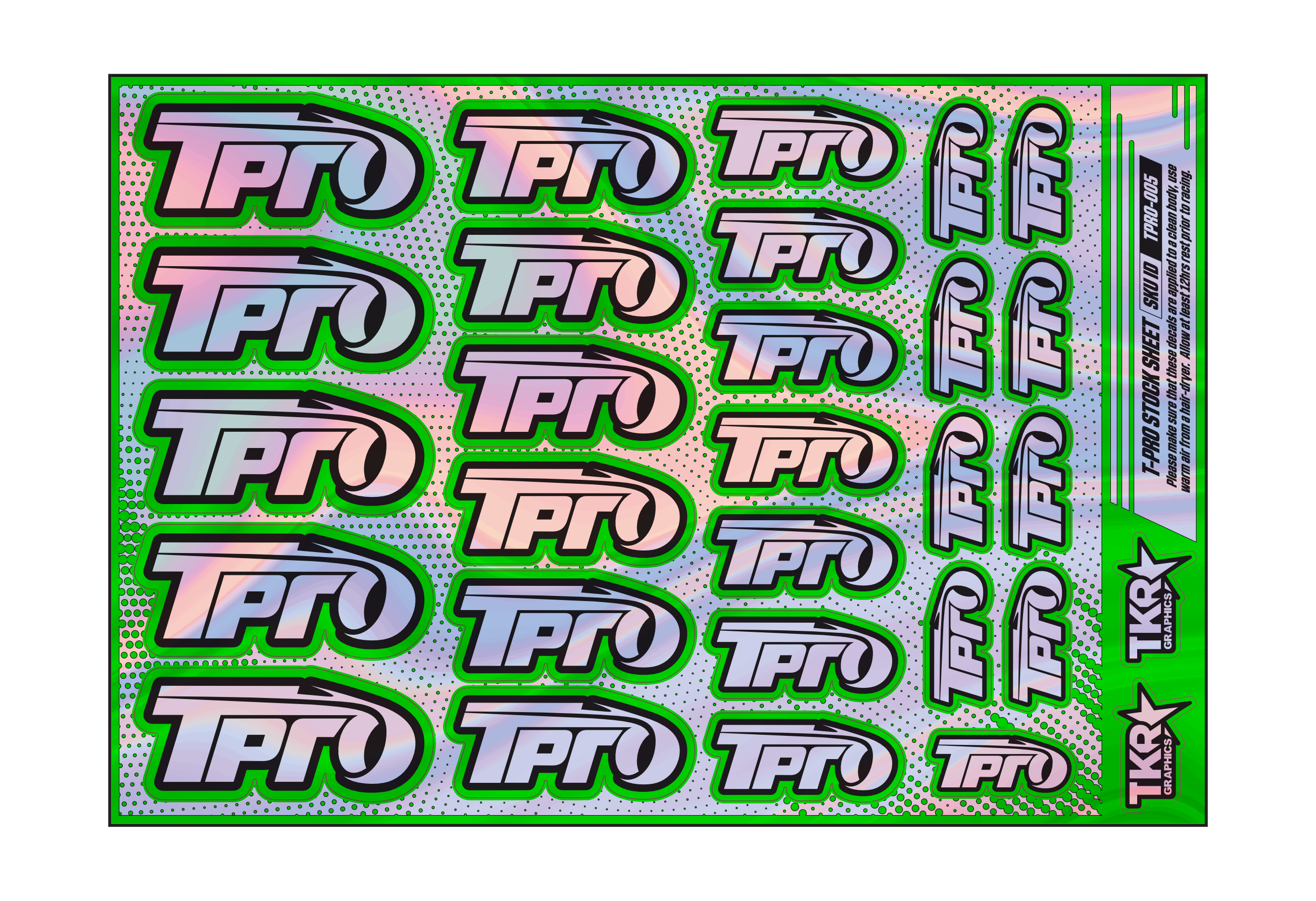 HOLOGRAPHIC T-PRO A5 STOCK SHEET