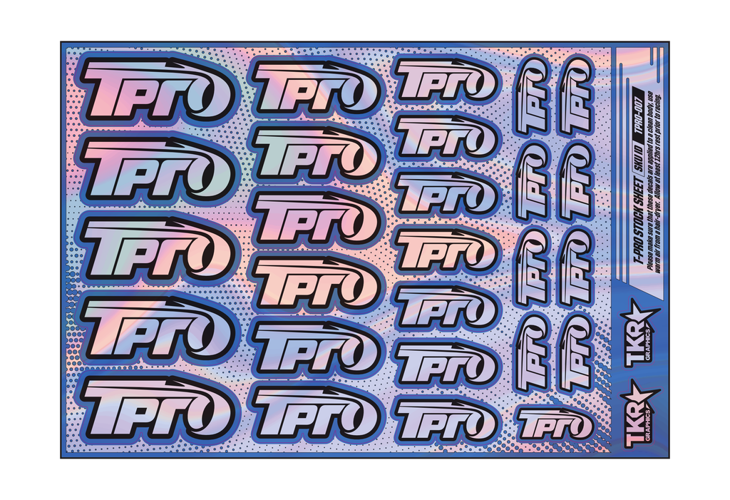 HOLOGRAPHIC T-PRO A5 STOCK SHEET
