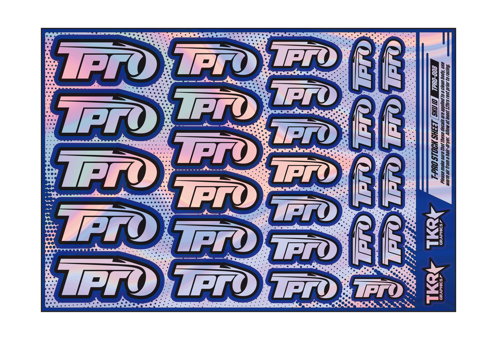 HOLOGRAPHIC T-PRO A5 STOCK SHEET