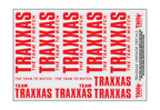 TRAXXAS VINTAGE A5 SHEET ON CLEAR VINYL