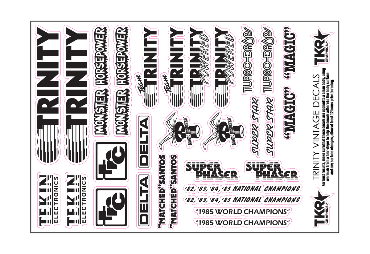 TRINITY VINTAGE A5 SHEET ON CLEAR VINYL