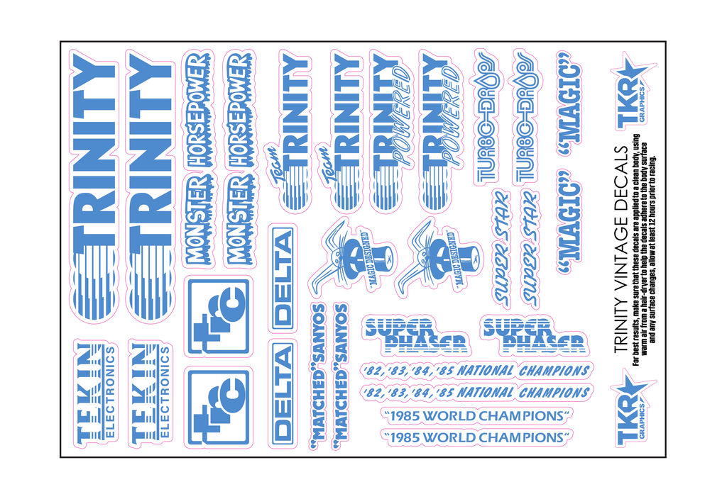 TRINITY VINTAGE A5 SHEET ON CLEAR VINYL