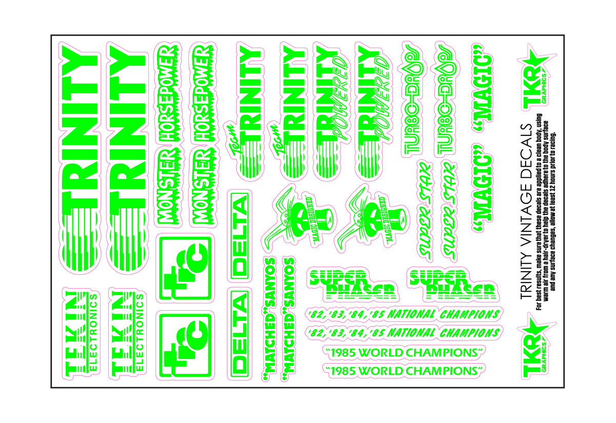 TRINITY VINTAGE A5 SHEET ON CLEAR VINYL