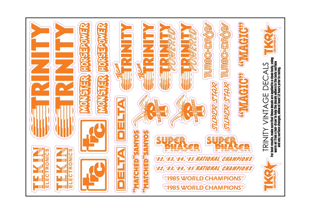 TRINITY VINTAGE A5 SHEET ON CLEAR VINYL