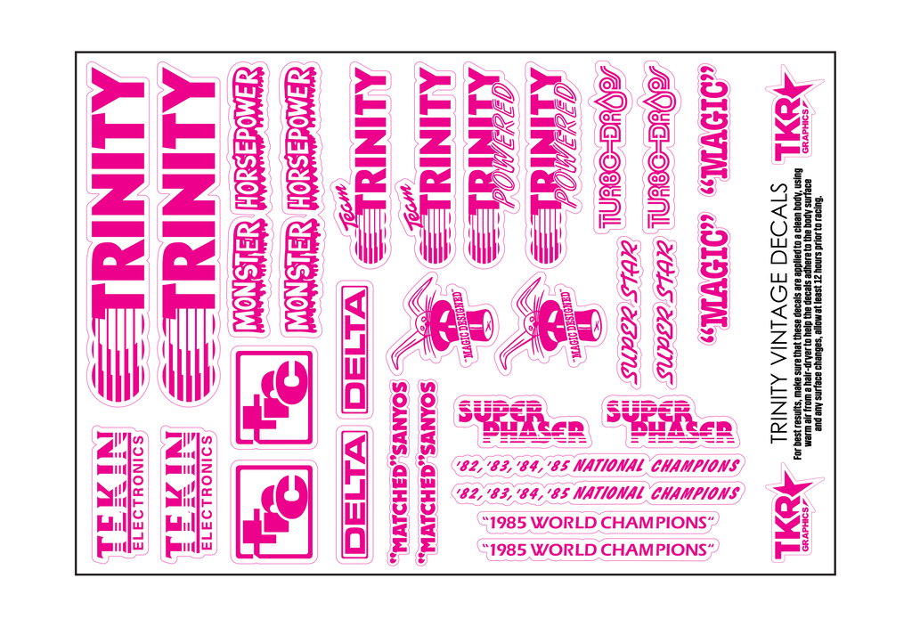 TRINITY VINTAGE A5 SHEET ON CLEAR VINYL