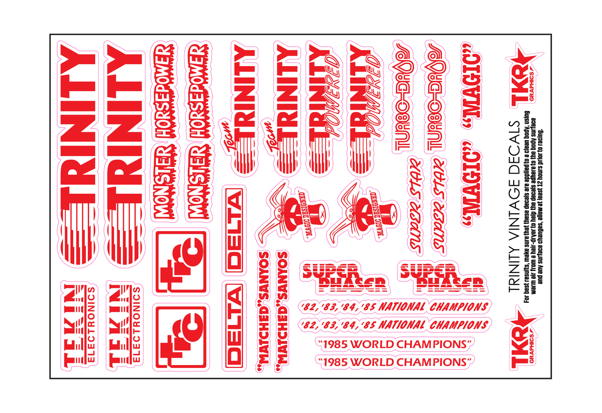 TRINITY VINTAGE A5 SHEET ON CLEAR VINYL