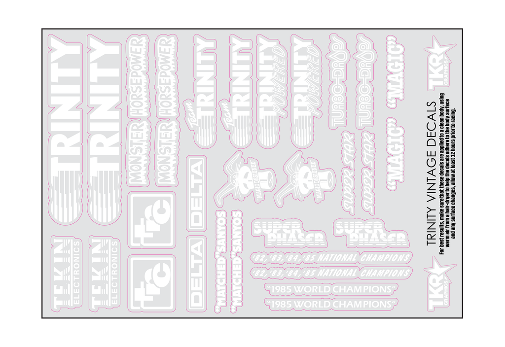 TRINITY VINTAGE A5 SHEET ON CLEAR VINYL