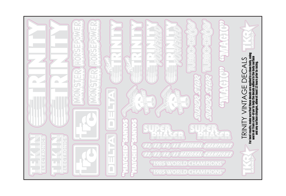 TRINITY VINTAGE A5 SHEET ON CLEAR VINYL