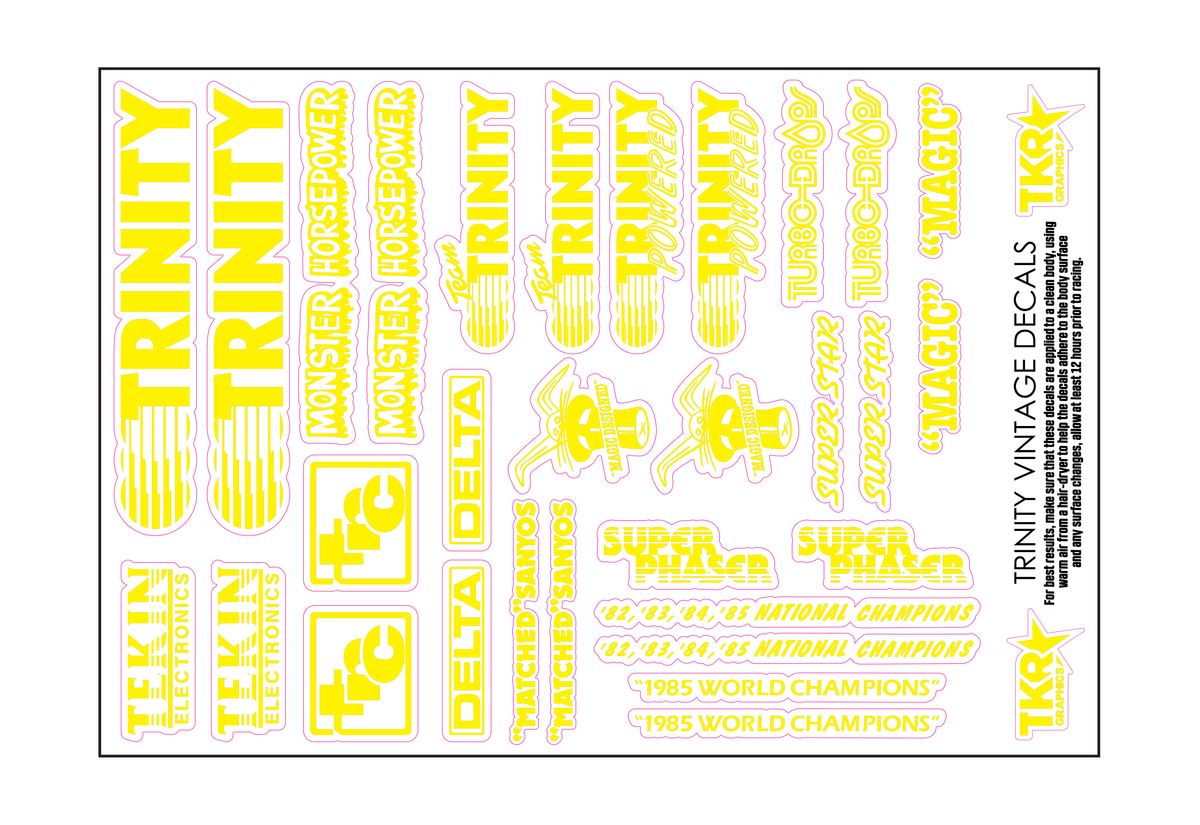 TRINITY VINTAGE A5 SHEET ON CLEAR VINYL