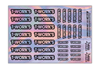 HOLOGRAPHIC T-WORKS A5 STOCK SHEET