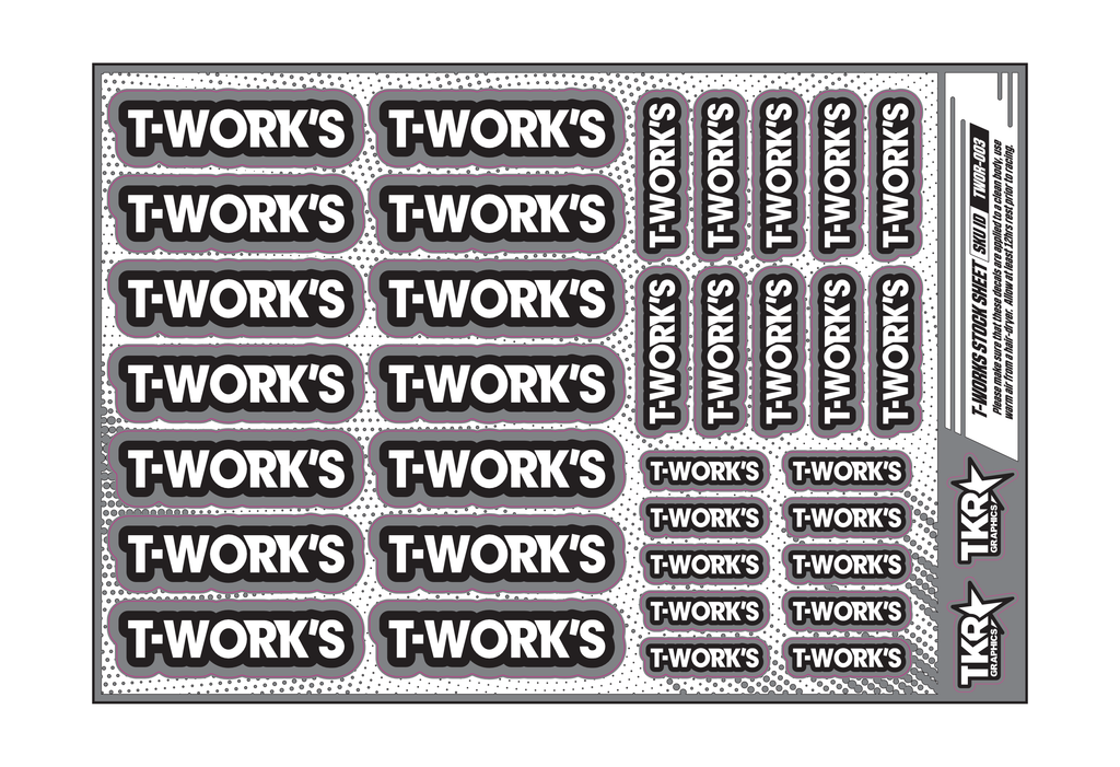 T-WORKS A5 STOCK SHEET