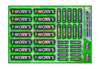 HOLOGRAPHIC T-WORKS A5 STOCK SHEET