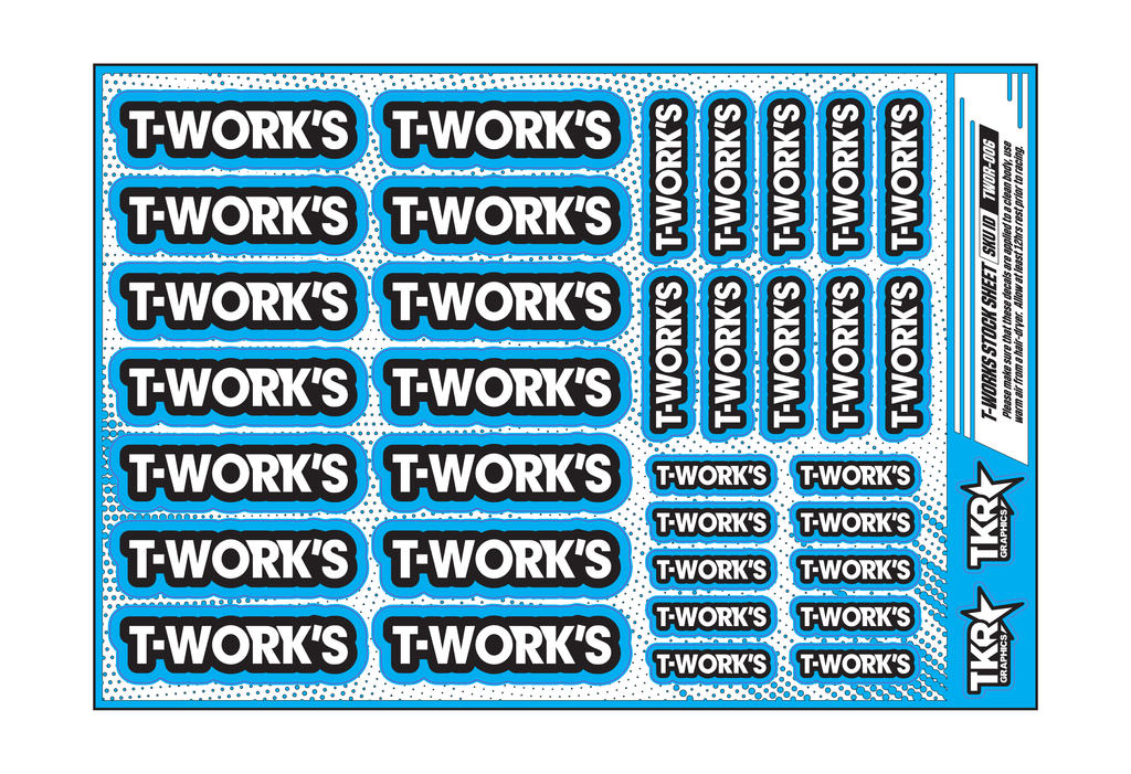 T-WORKS A5 STOCK SHEET
