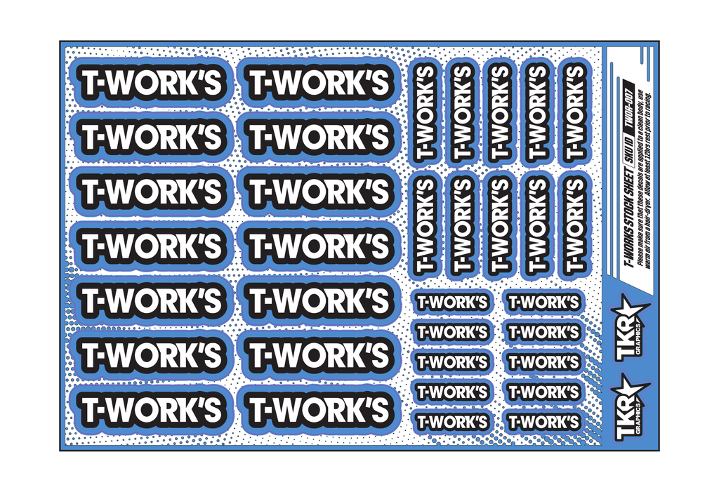 T-WORKS A5 STOCK SHEET