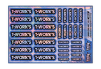 HOLOGRAPHIC T-WORKS A5 STOCK SHEET