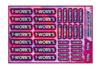 HOLOGRAPHIC T-WORKS A5 STOCK SHEET