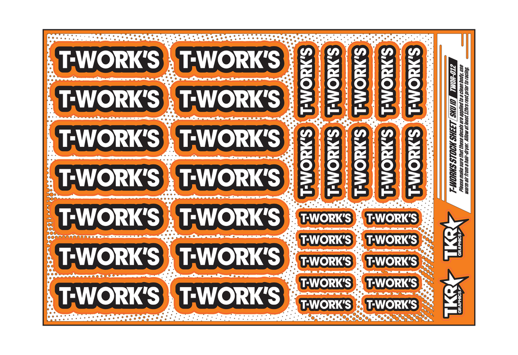 T-WORKS A5 STOCK SHEET