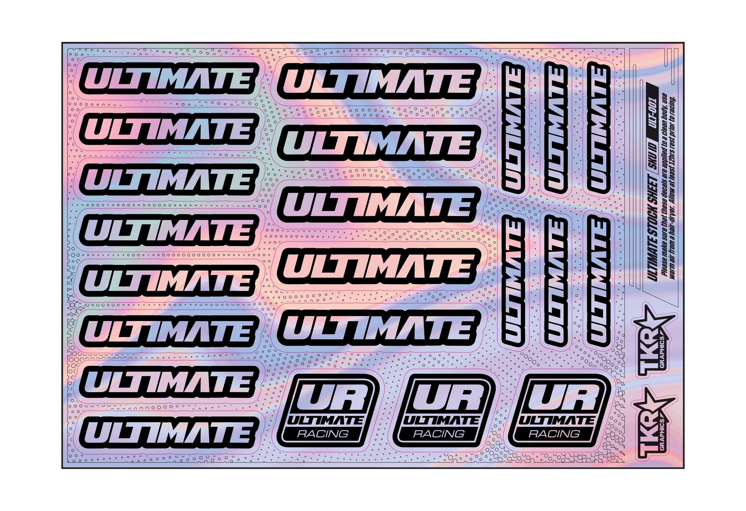 HOLOGRAPHIC ULTIMATE A5 STOCK SHEET