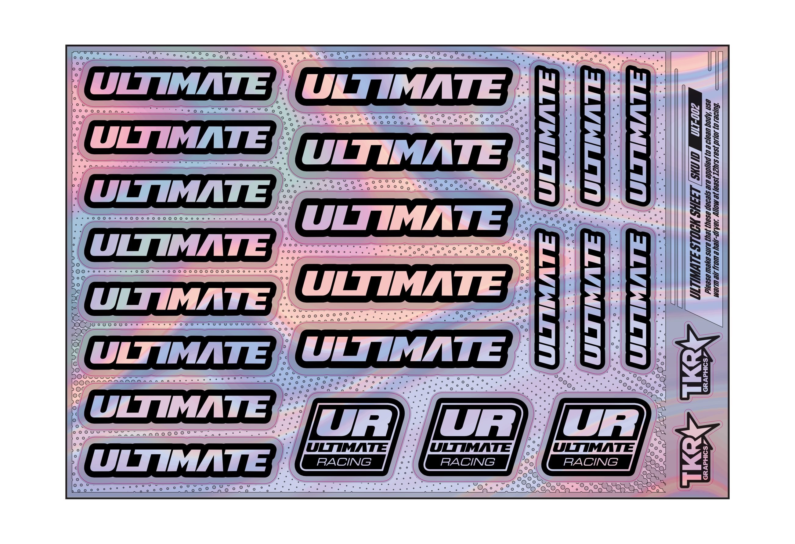 HOLOGRAPHIC ULTIMATE A5 STOCK SHEET