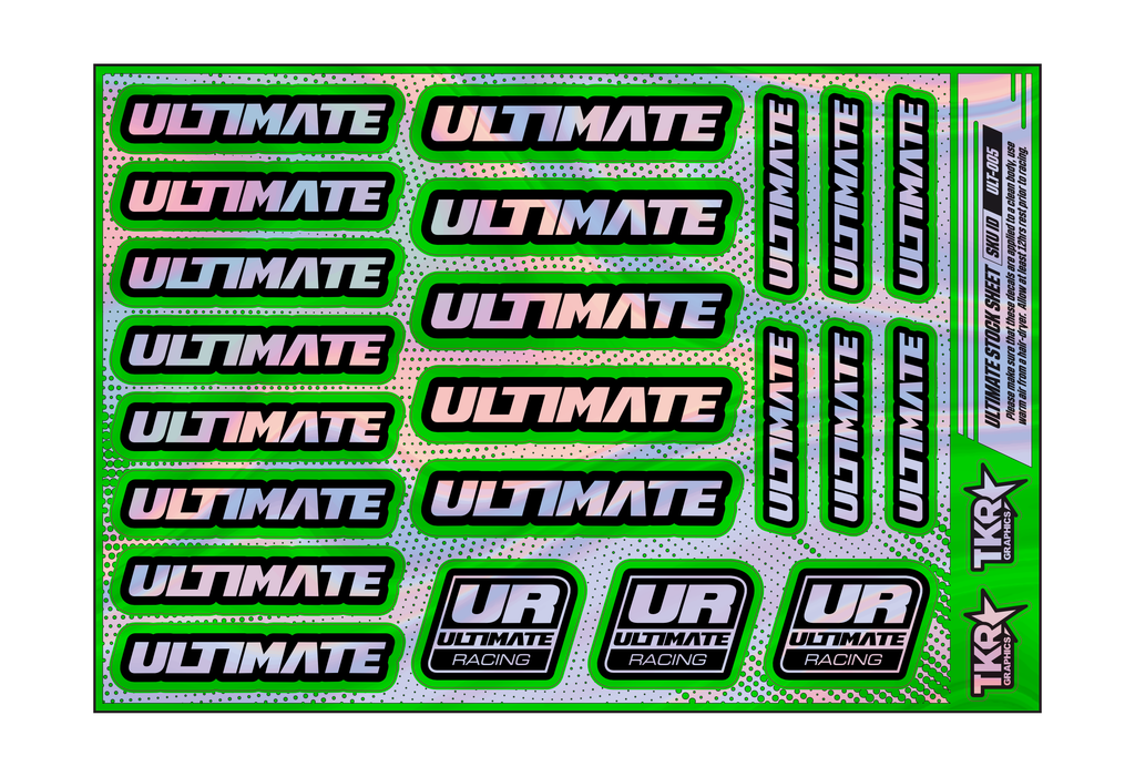 HOLOGRAPHIC ULTIMATE A5 STOCK SHEET