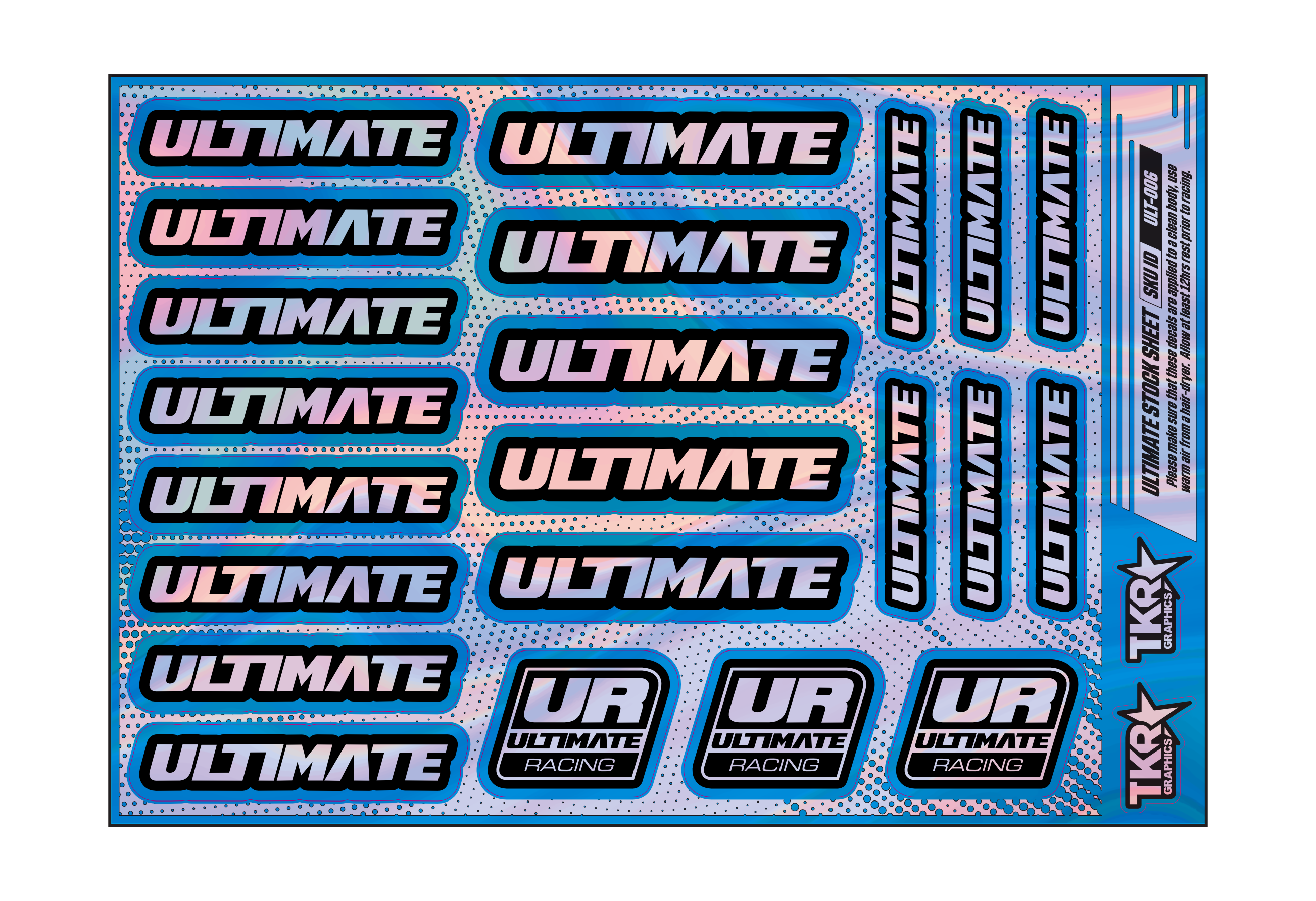 HOLOGRAPHIC ULTIMATE A5 STOCK SHEET