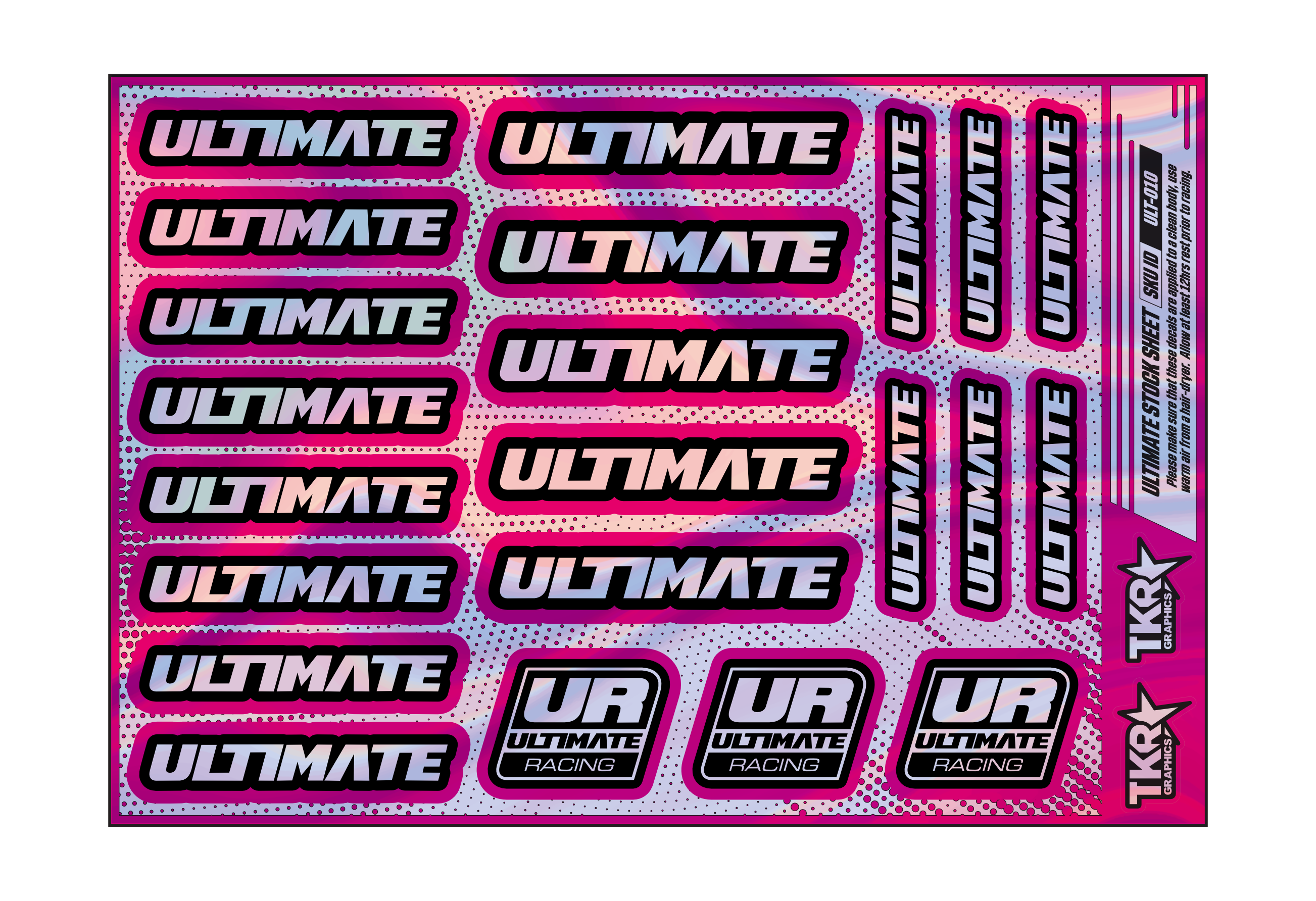HOLOGRAPHIC ULTIMATE A5 STOCK SHEET