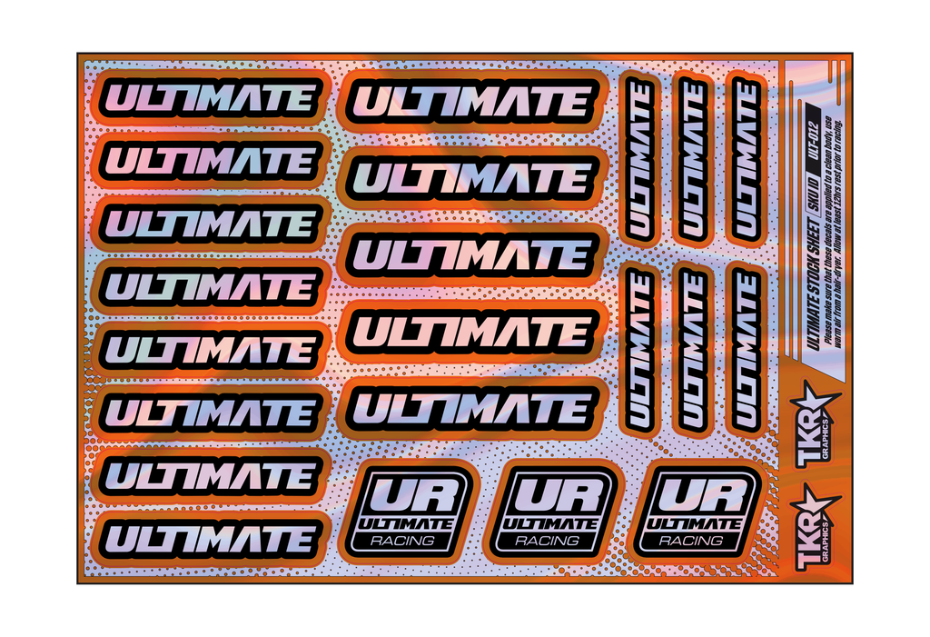 HOLOGRAPHIC ULTIMATE A5 STOCK SHEET