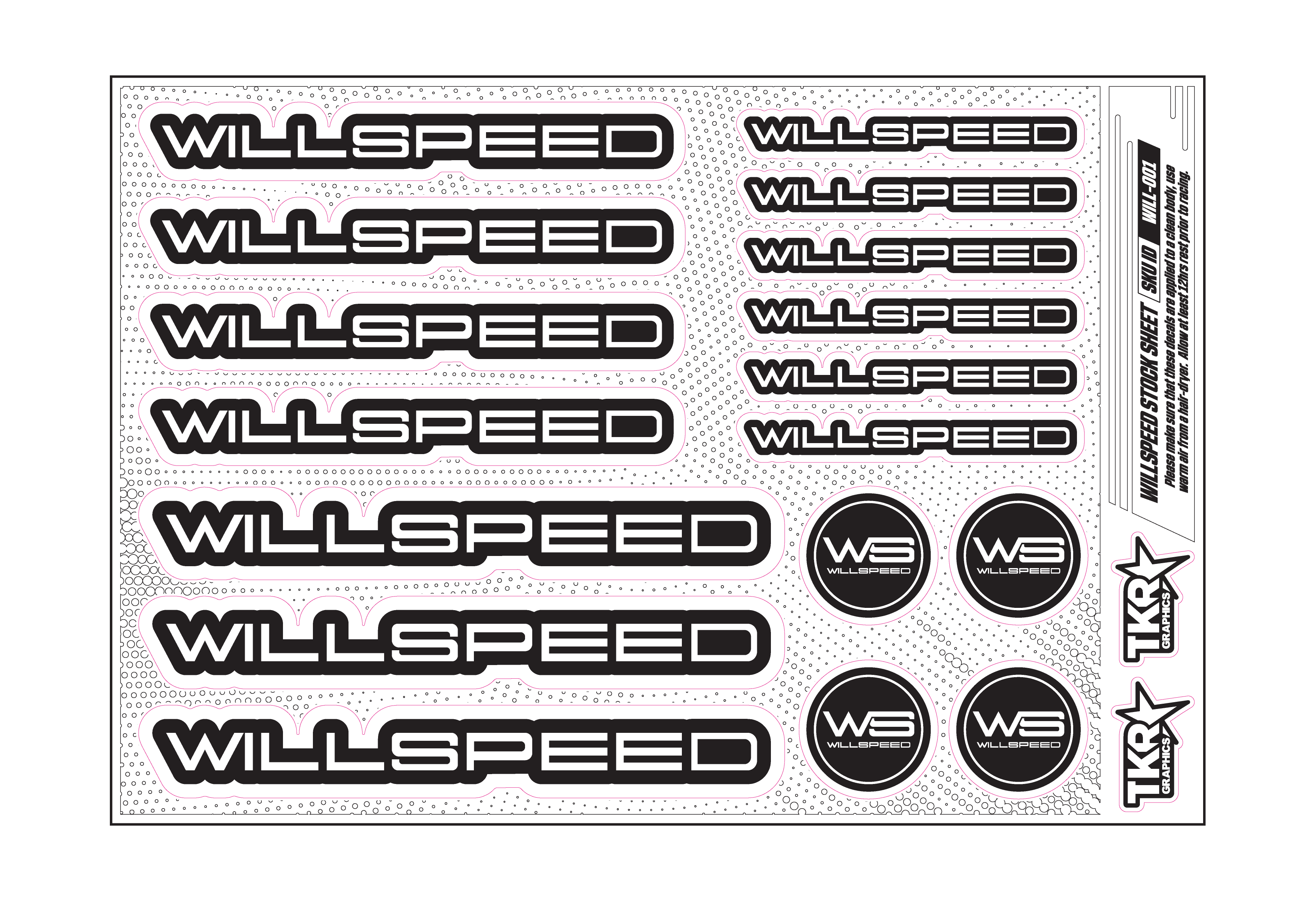 WILLSPEED A5 STOCK SHEET