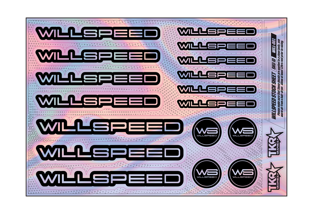 HOLOGRAPHIC WILLSPEED A5 STOCK SHEET