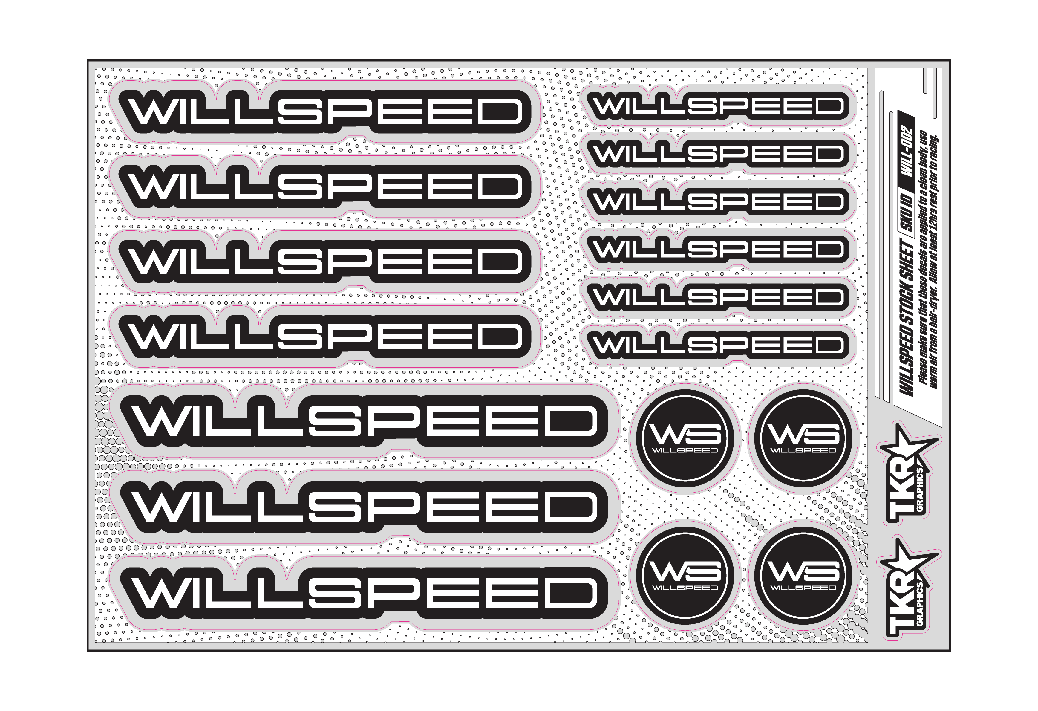 WILLSPEED A5 STOCK SHEET