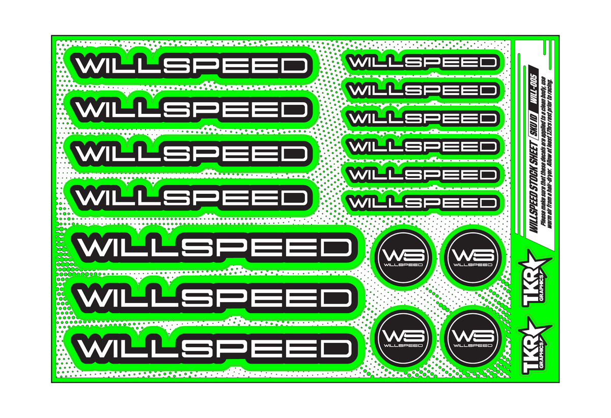 WILLSPEED A5 STOCK SHEET – TKR Graphics Ltd