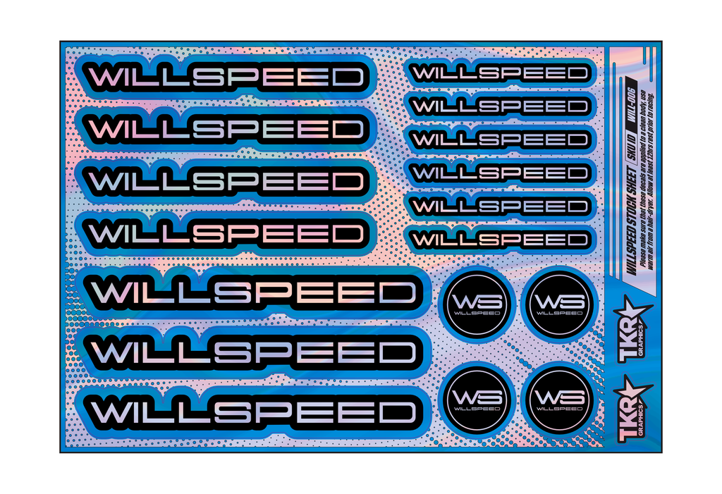 HOLOGRAPHIC WILLSPEED A5 STOCK SHEET
