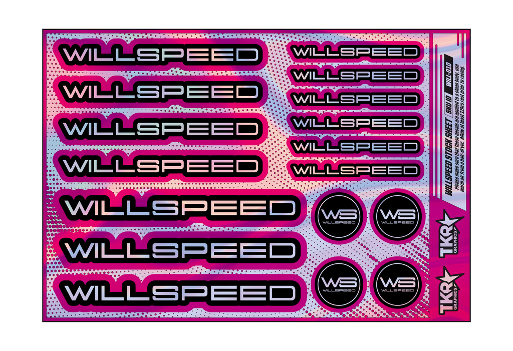 HOLOGRAPHIC WILLSPEED A5 STOCK SHEET