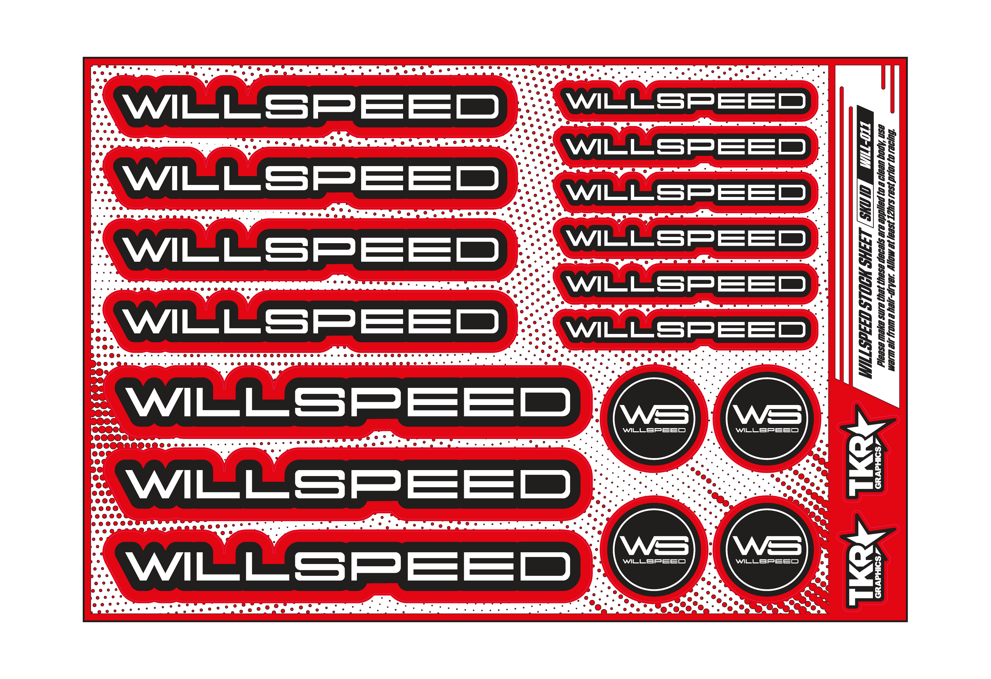 WILLSPEED A5 STOCK SHEET