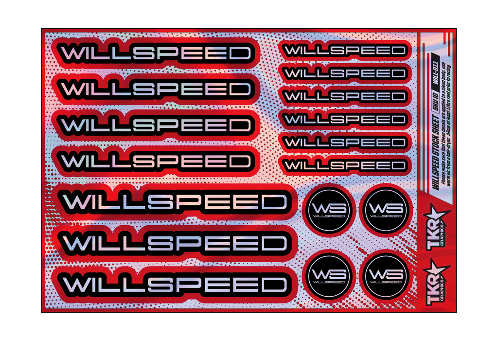 HOLOGRAPHIC WILLSPEED A5 STOCK SHEET