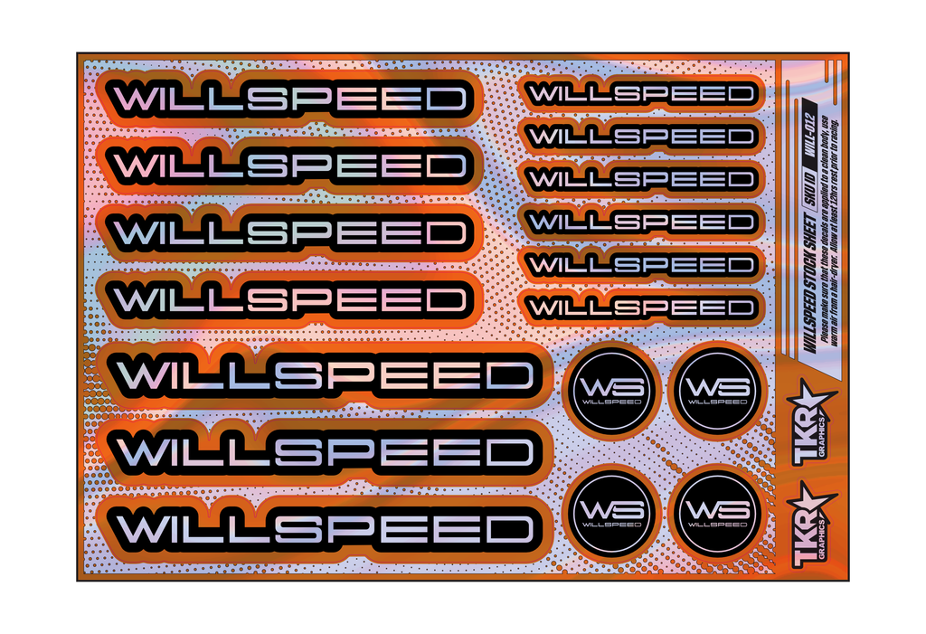 HOLOGRAPHIC WILLSPEED A5 STOCK SHEET